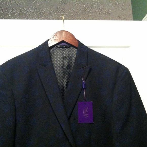 TALLIA MENS NEW BLACK 82%POLYESTER 18%RAYON EVENING SOIREE JACKET COAT SIZE: M